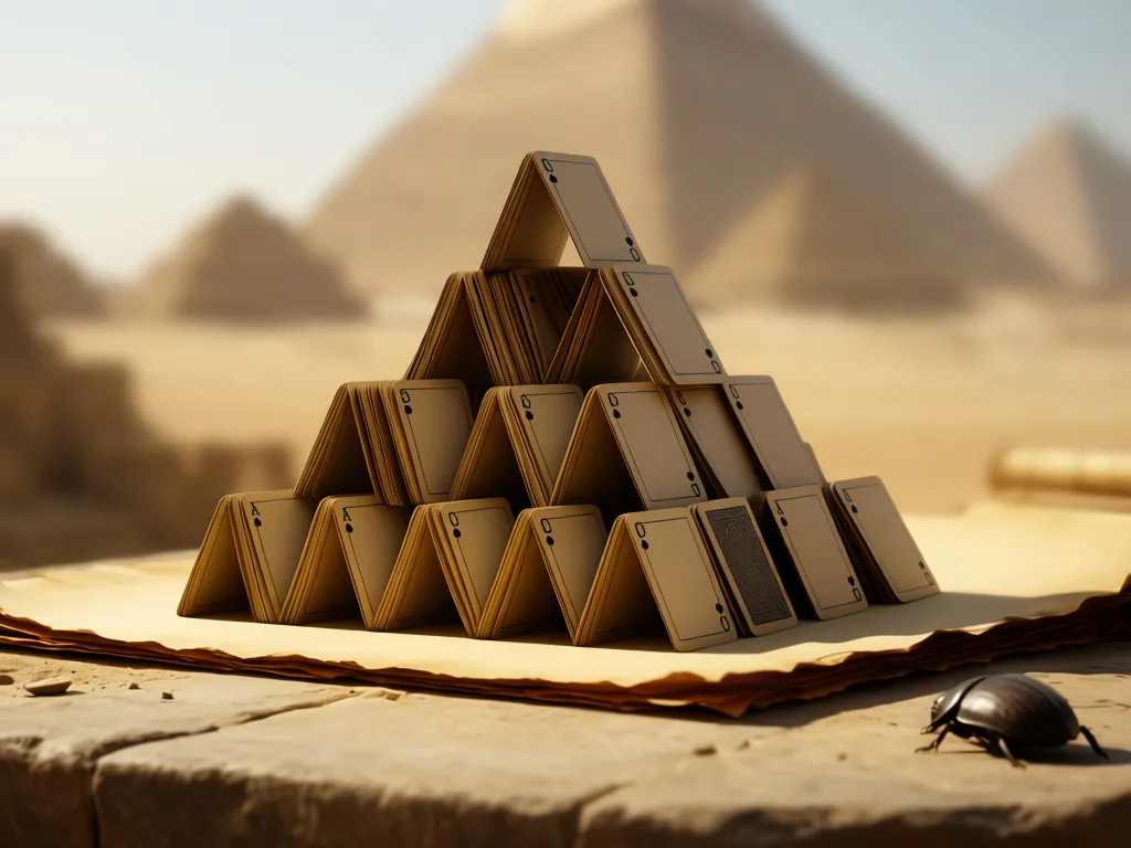 ancient egyptian solitaire pyramid